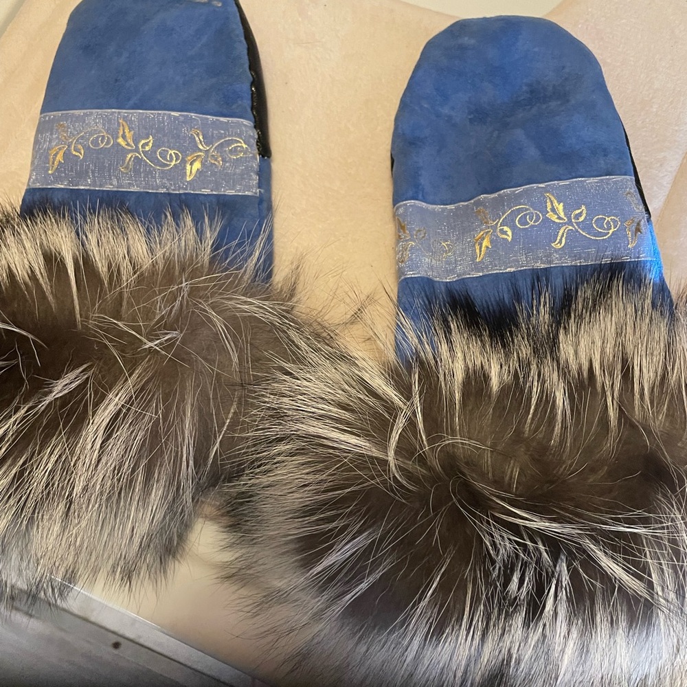 Hand Made Fur Lined Alaskan Gloves